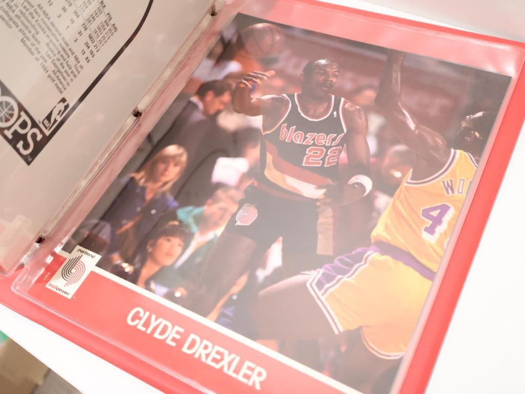 NBA Hoops Collector's Album featuring 92 USA Basketball Team and more - 17