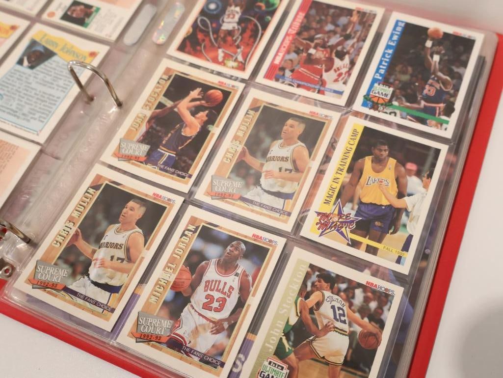 NBA Hoops Collector's Album featuring 92 USA Basketball Team and more - 7