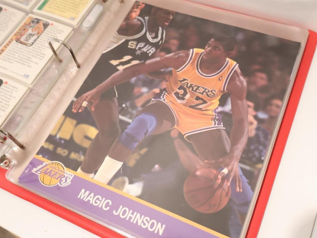 NBA Hoops Collector's Album featuring 92 USA Basketball Team and more - 8