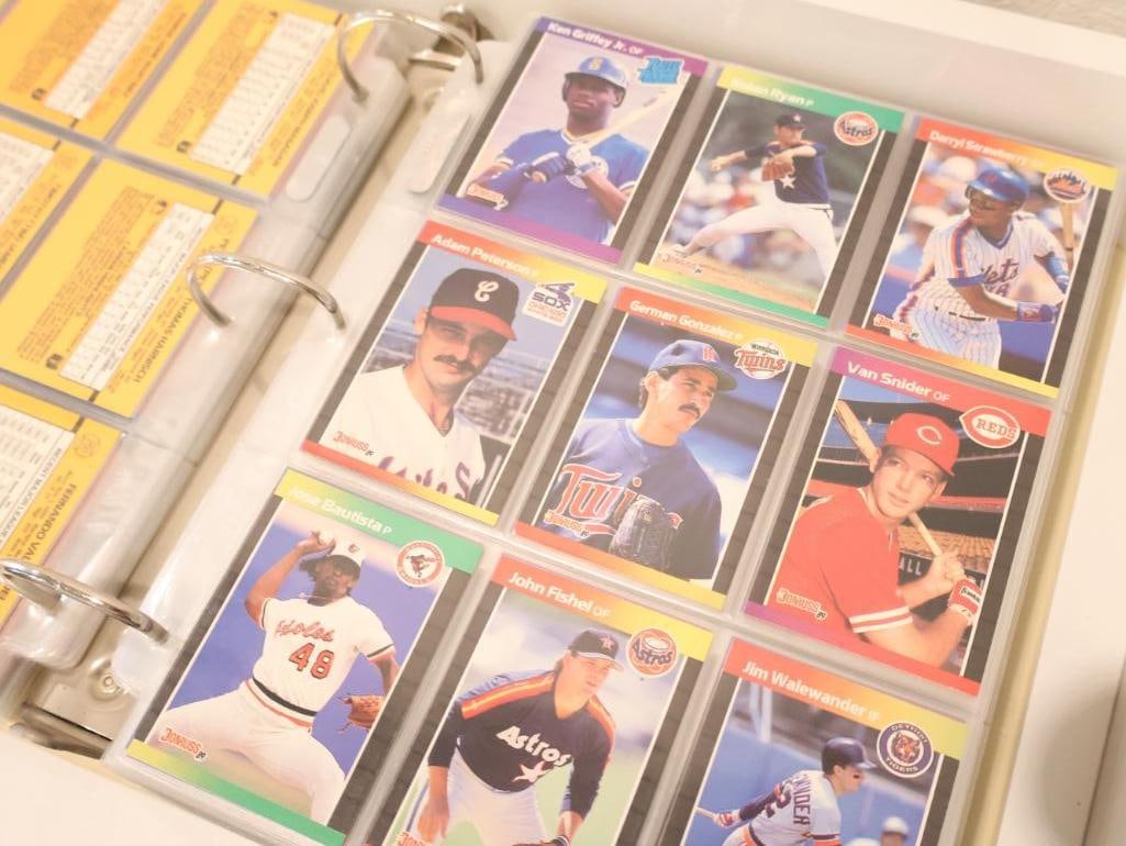 Vintage Collectors Baseball Card Album Filled with cards - 14