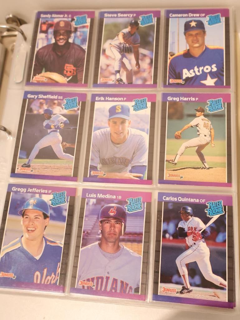 Vintage Collectors Baseball Card Album Filled with cards - 15