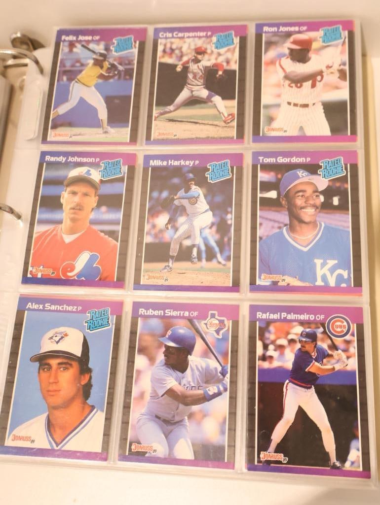 Vintage Collectors Baseball Card Album Filled with cards - 16