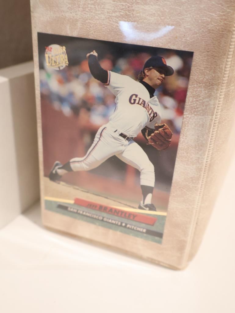 Vintage Collectors Baseball Card Album Filled with cards - 3