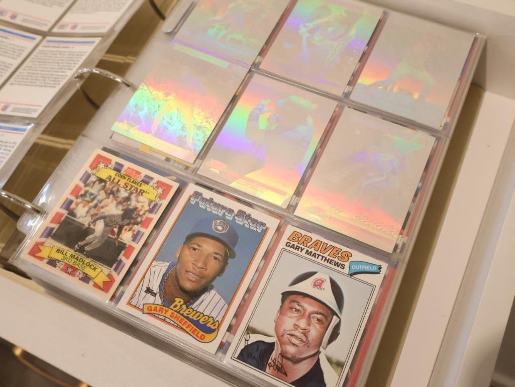 Vintage Collectors Baseball Card Album Filled with cards - 5
