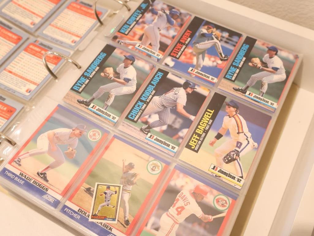 Vintage Collectors Baseball Card Album Filled with cards - 7