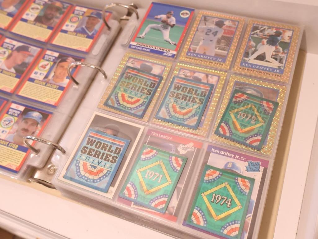 Vintage Collectors Baseball Card Album Filled with cards - 9