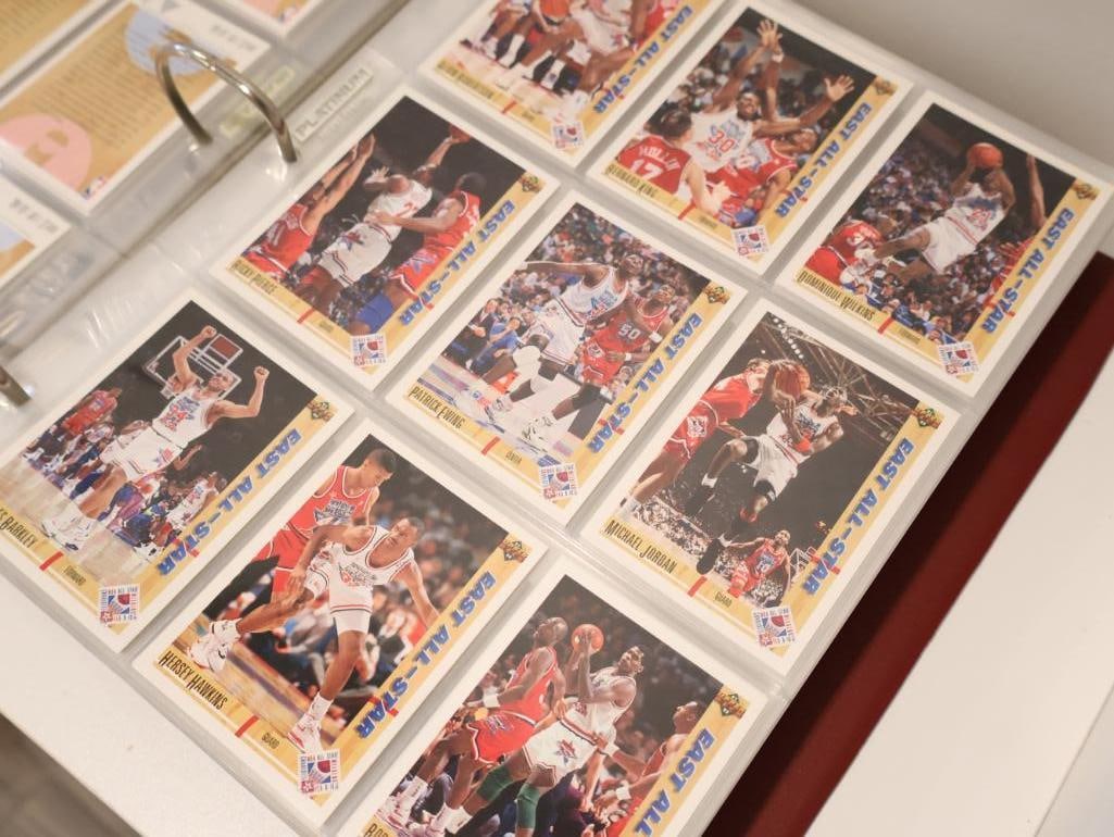 Vintage Basketball Collectors Card Album Filled with cards - 13