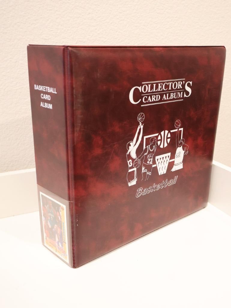 Vintage Basketball Collectors Card Album Filled with cards (1 of 20)