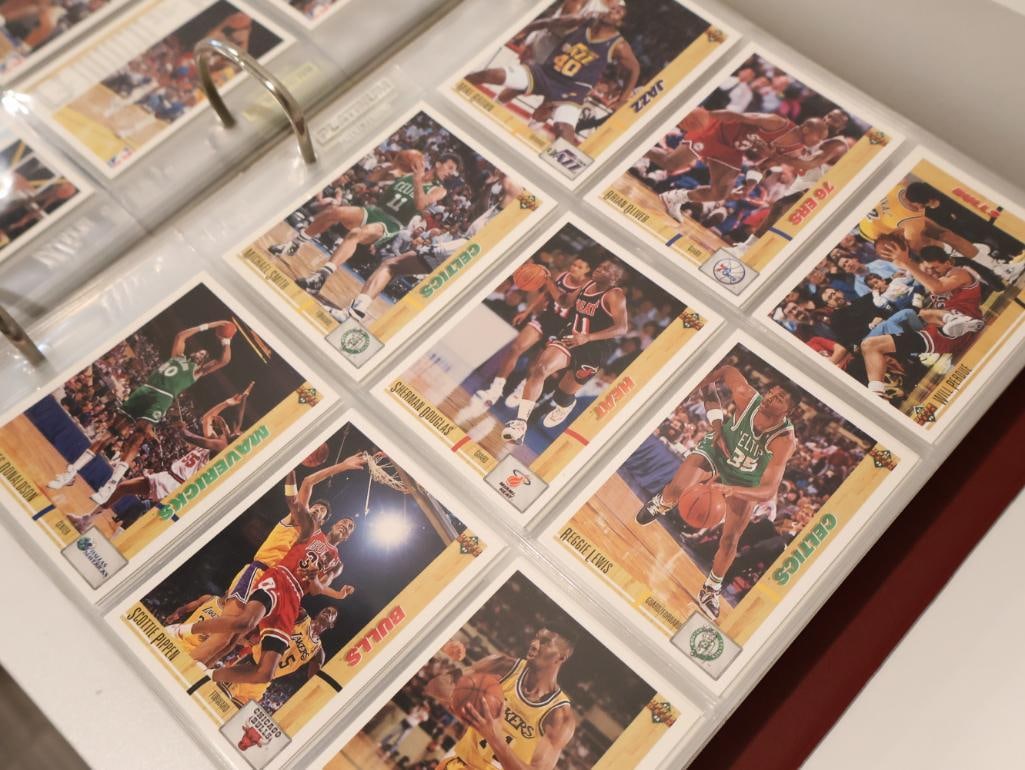 Vintage Basketball Collectors Card Album Filled with cards - 20