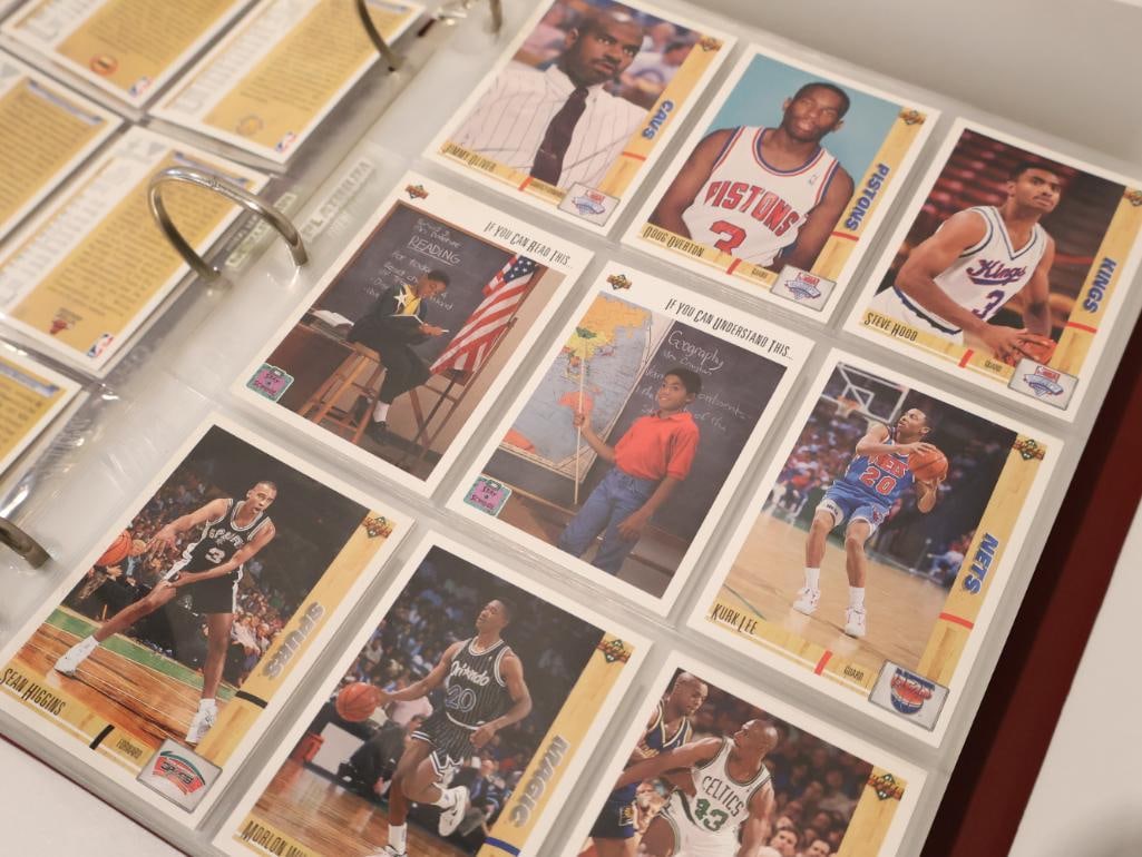Vintage Basketball Collectors Card Album Filled with cards - 4