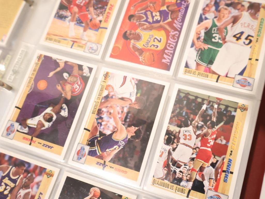 Vintage Basketball Collectors Card Album Filled with cards - 7