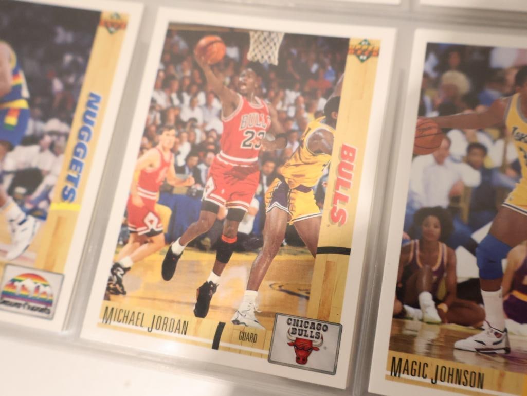 Vintage Basketball Collectors Card Album Filled with cards - 9