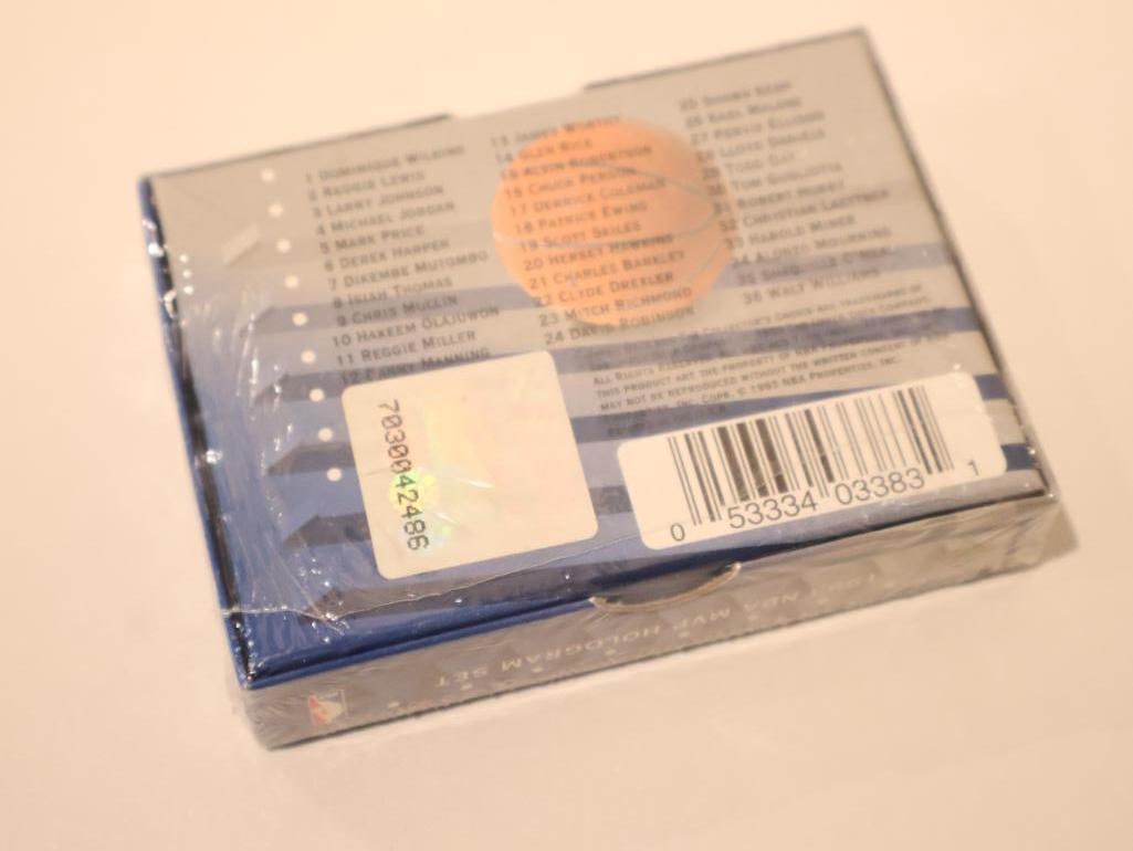 Factory-sealed 1992-93 Upper Deck NBA MVP Hologram Set - 2