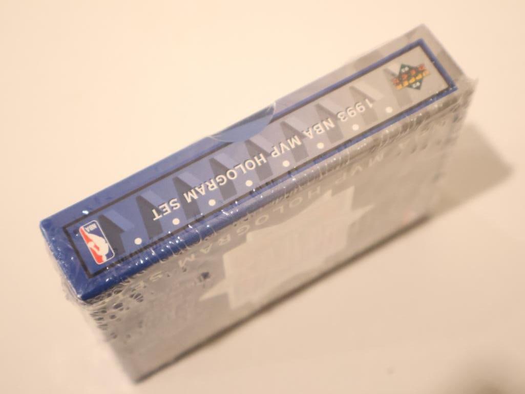 Factory-sealed 1992-93 Upper Deck NBA MVP Hologram Set - 3