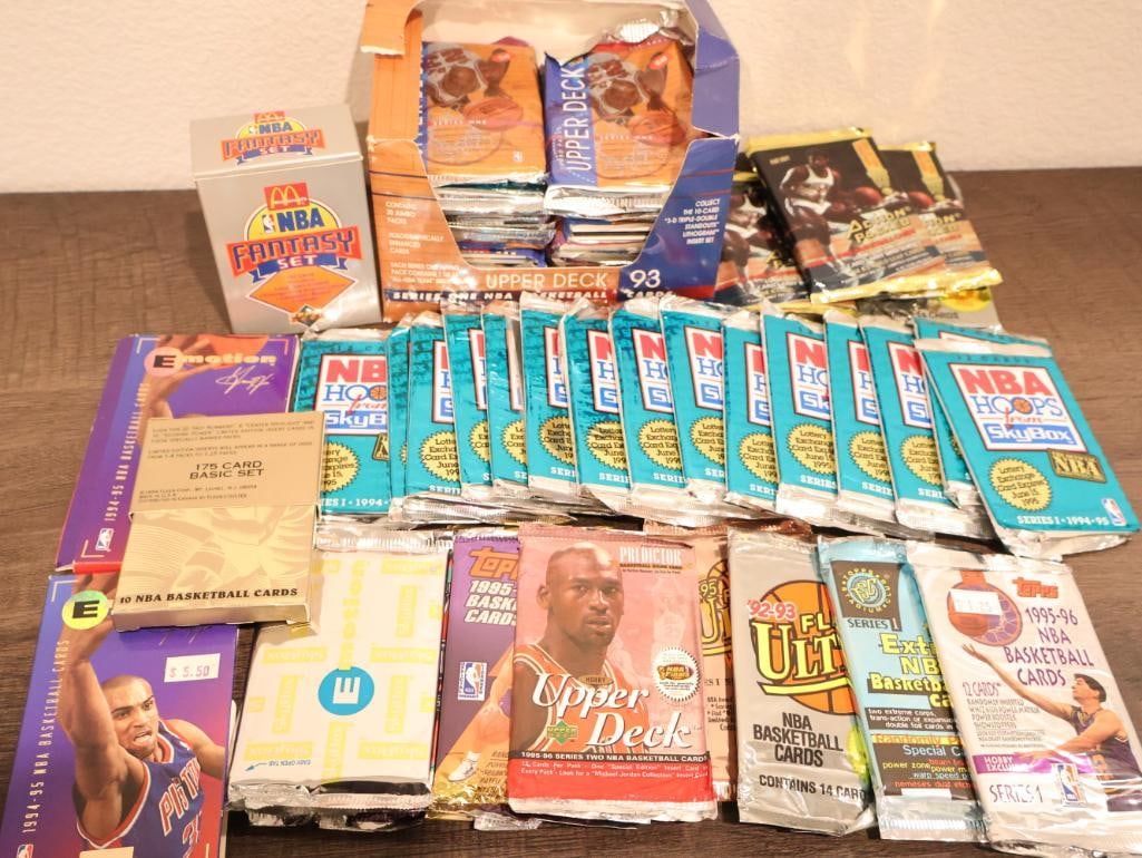 Collection of NBA basketball trading cards (1 of 11)