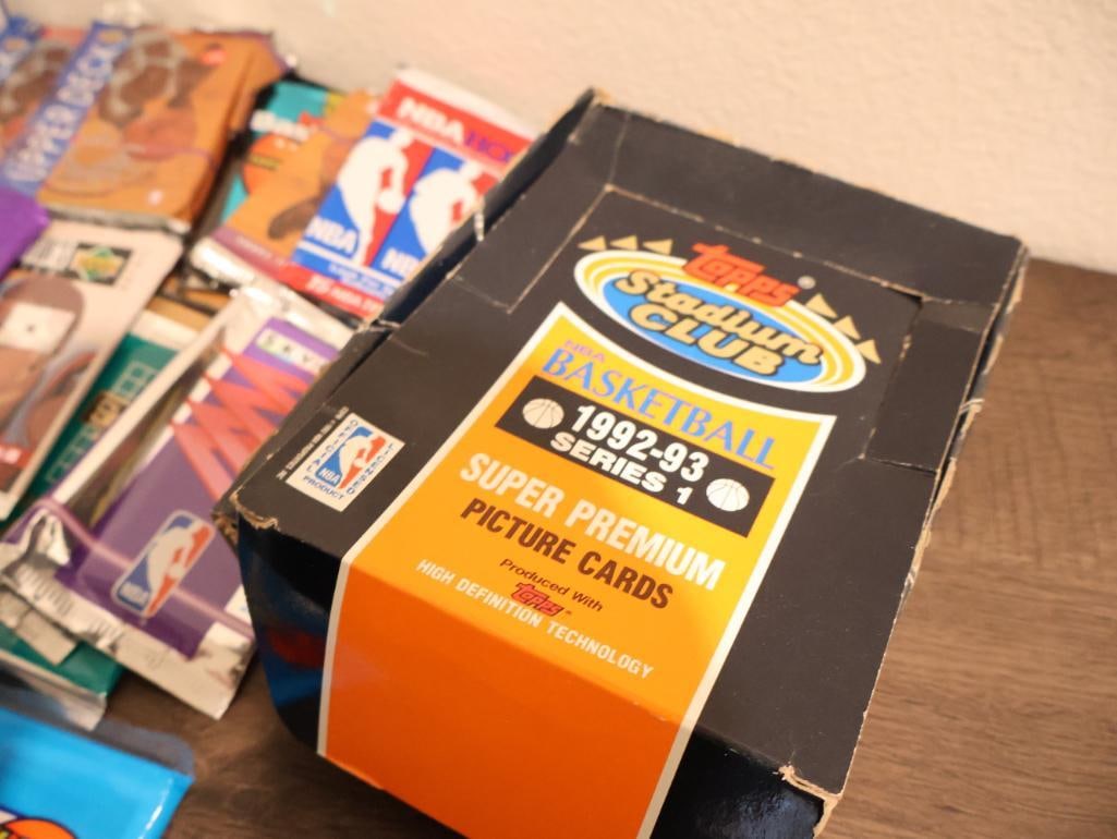 Collection of Opened NBA Cards with Packaging - 3