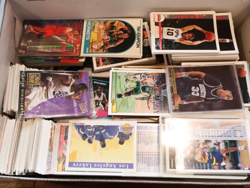 Box Full of Collectible Basketball Cards (1 of 6)