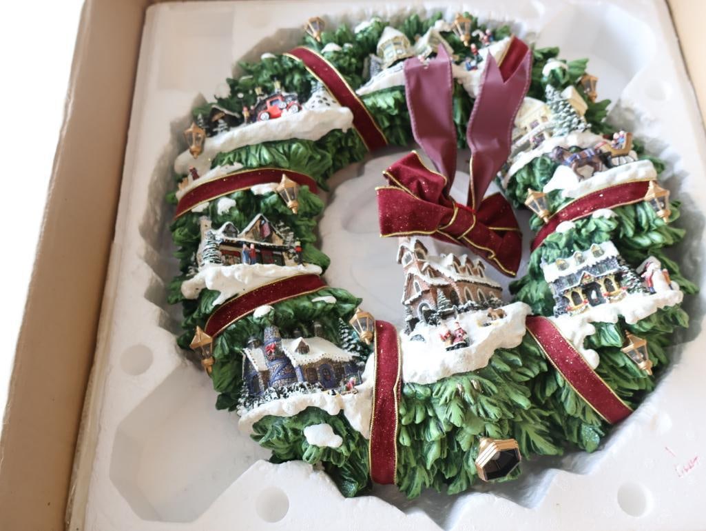 Thomas Kinkade Wreath and Christmas Decor - 6