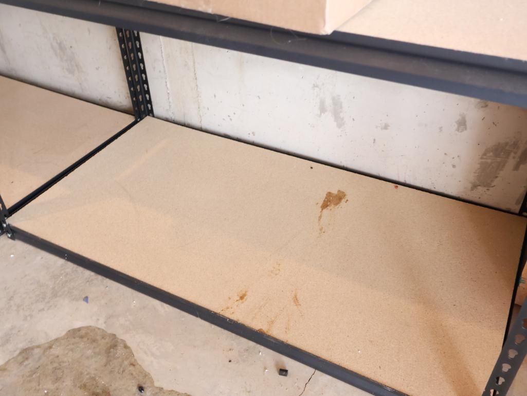 Metal Storage Rack with Four Shelves - 3