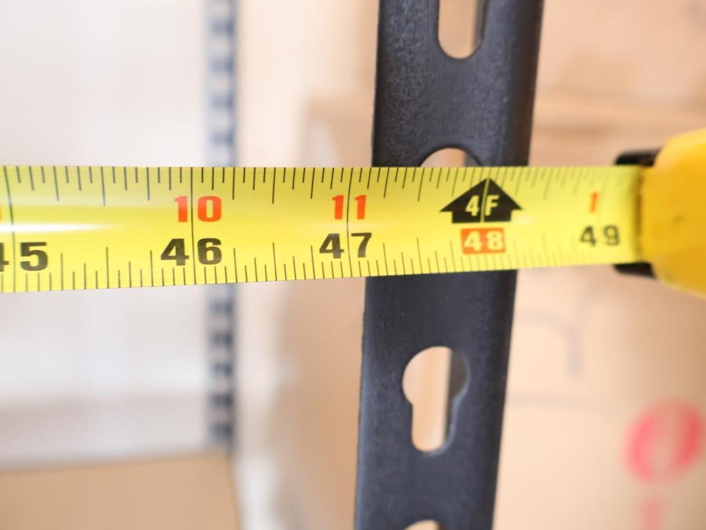 Metal Storage Rack with Four Shelves - 3