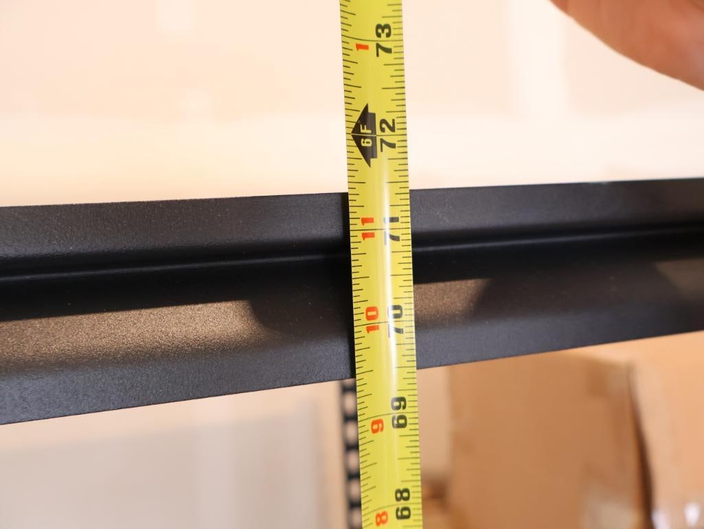 Metal Storage Rack with Four Shelves - 5