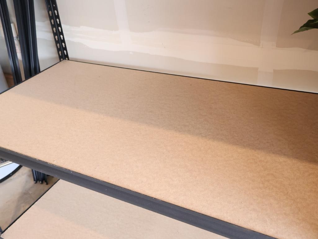 Metal Storage Rack with Four Shelves - 3