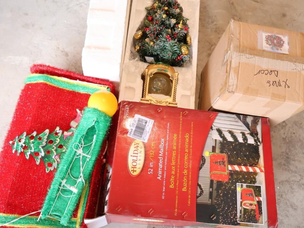 Large Christmas Decor including Thomas Kinkade Tree (1 of 9)