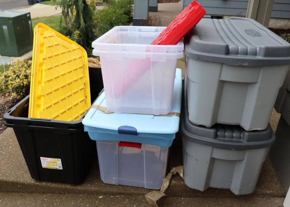 Various Large Totes and Bins (1 of 10)