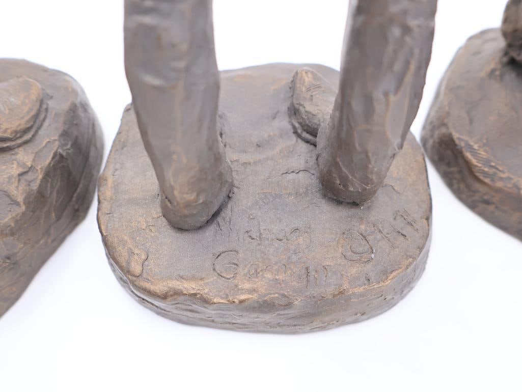 Vintage Michael Garman Complete 'The Cavalry' Series Statues - 8