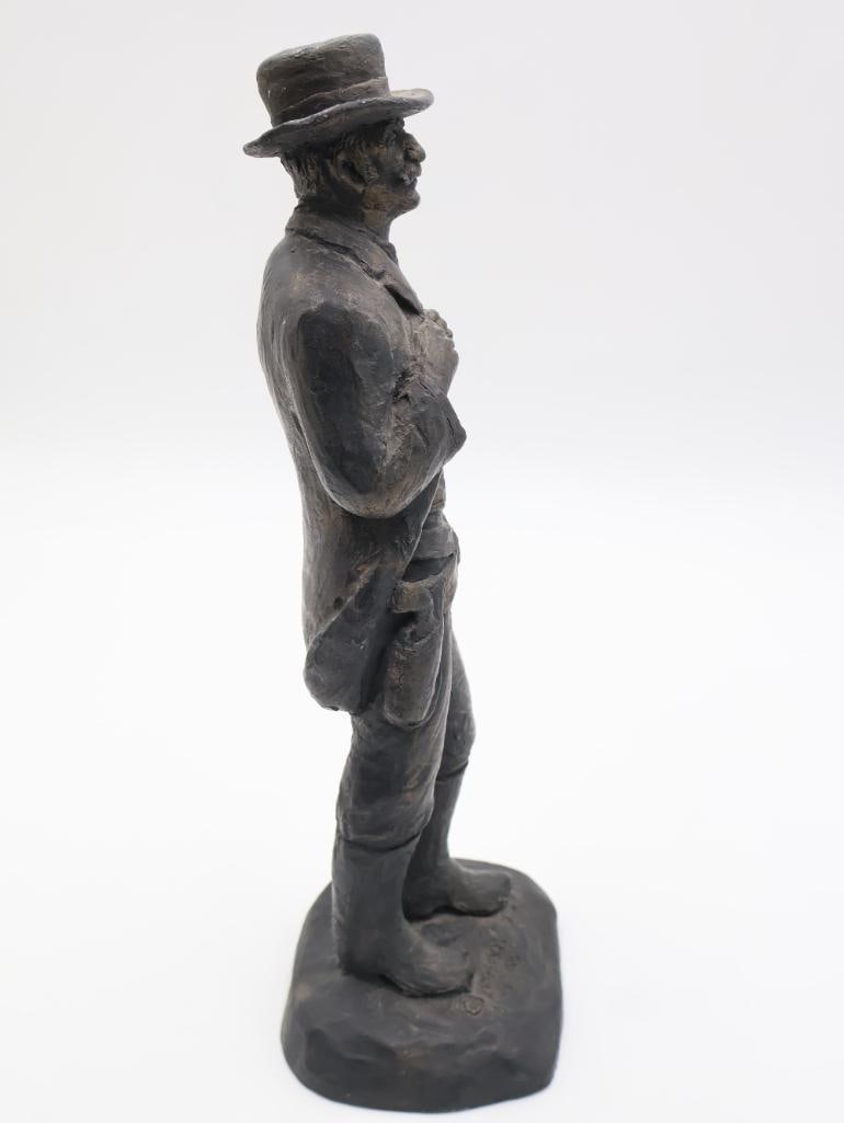 Vintage Michael Garman Western Statue Gunfighter/Cowboy - 8