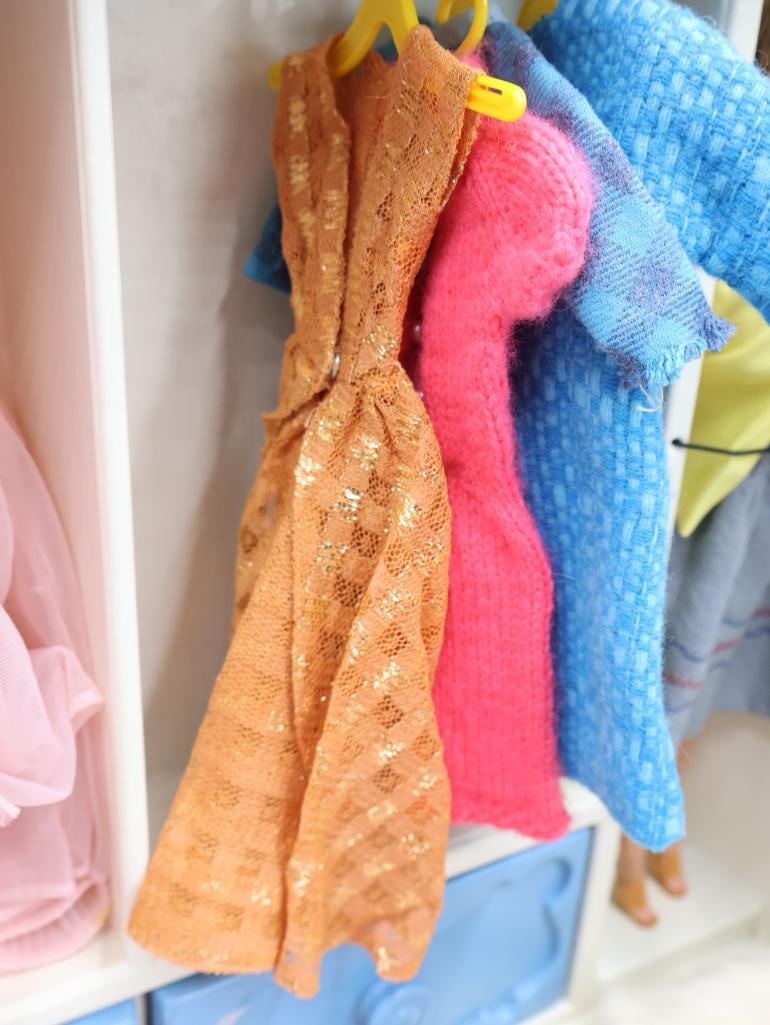 Extensive Collection of Vintage Barbie Dolls and Accessories with Case - 20