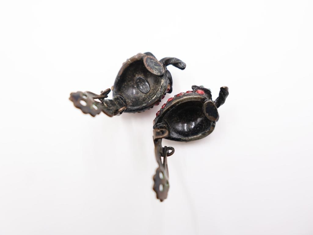 Vintage Weiss Strawberry Earrings and Pins - 5