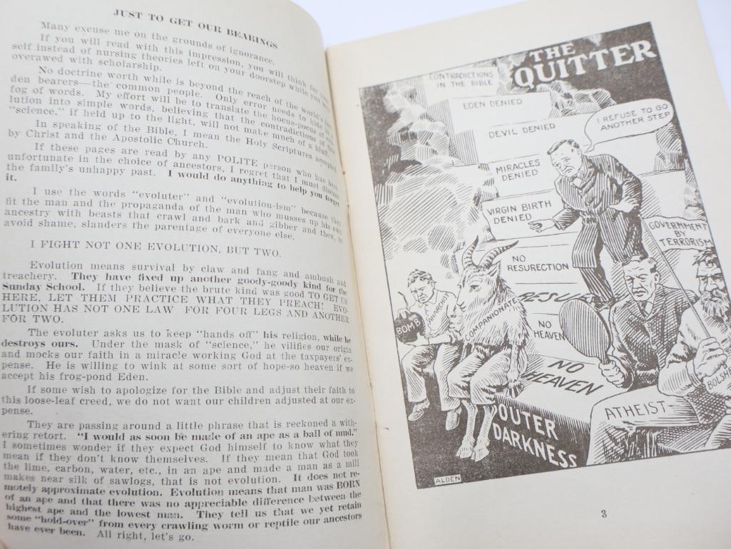 Six Antique Anti-Evolution Pamphlet Booklets by B.H. Shadduck - 4