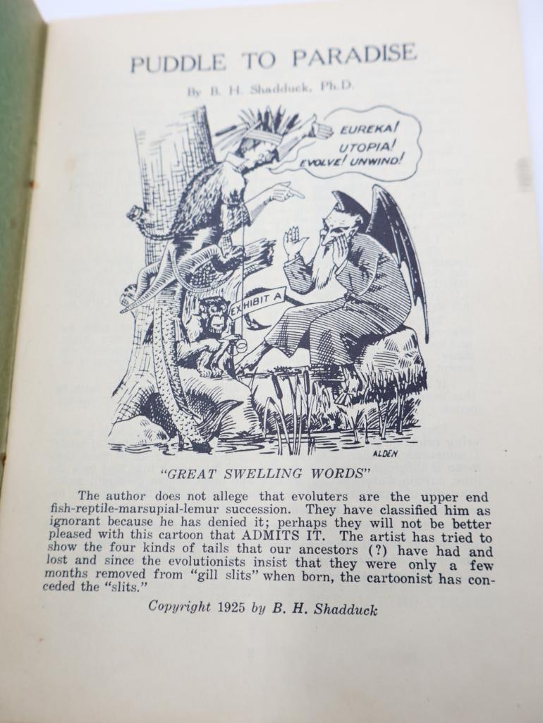 Six Antique Anti-Evolution Pamphlet Booklets by B.H. Shadduck - 9