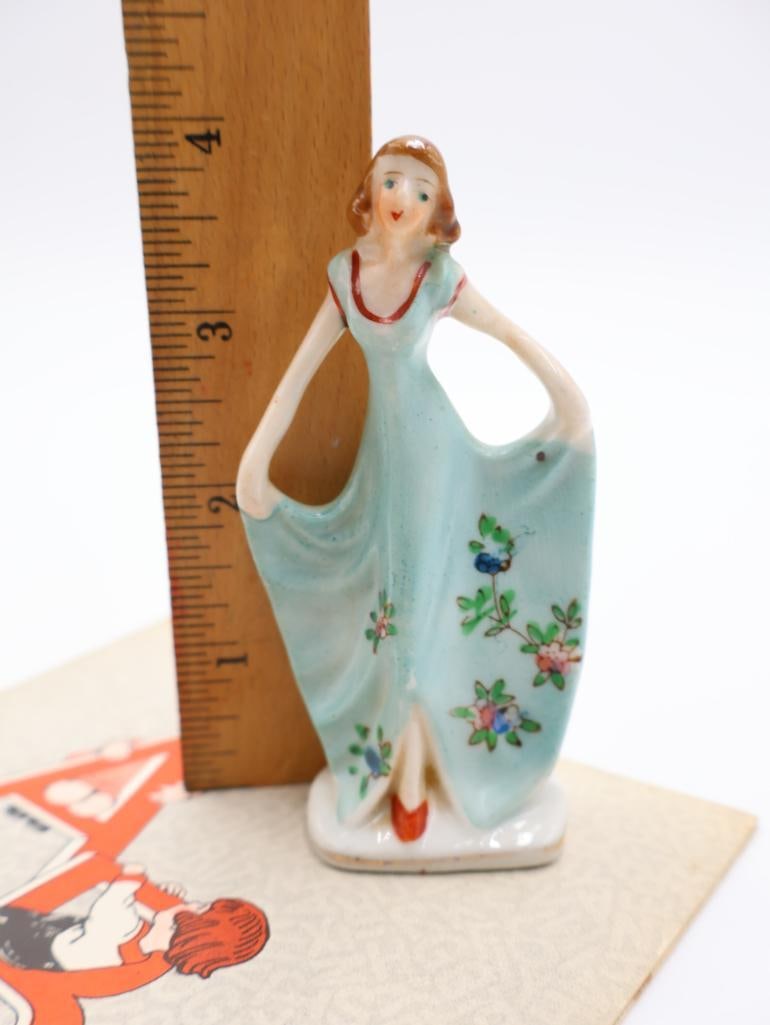 Occupied Japan Vintage Lady Statue and More - 2