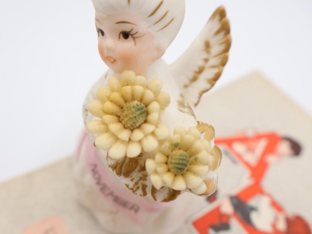 Occupied Japan Vintage Lady Statue and More - 7