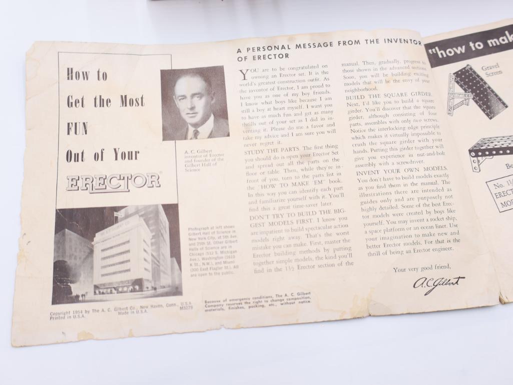 1950's Metal Gilbert Erector Set 'The Rocket Launcher' - 6