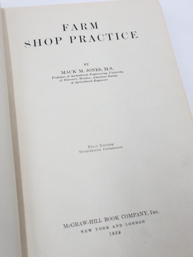 Vintage Drafting SEt with 'Farm Shop Practice' Book - 11