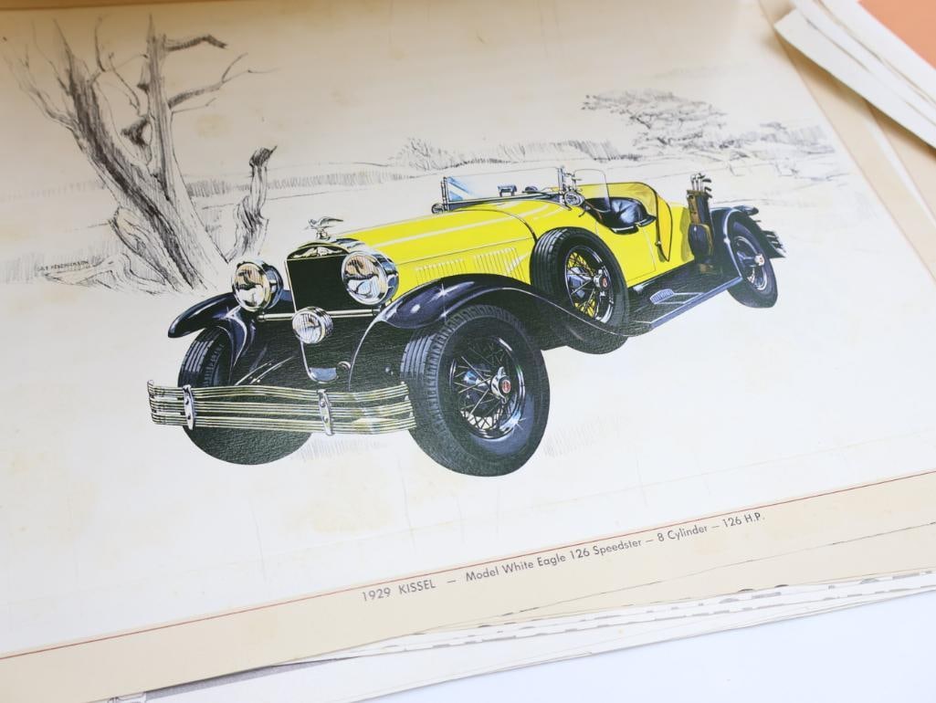 Vintage Antique Car Prints and Posters - 9