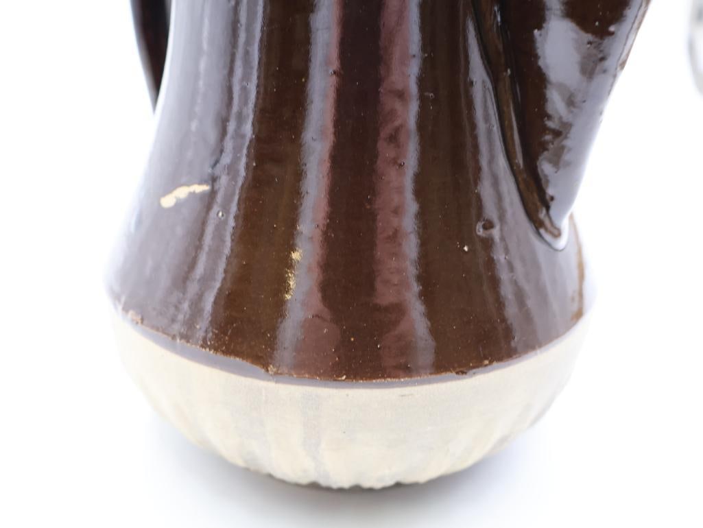 Vintage Stoneware Coffee Pot - 9