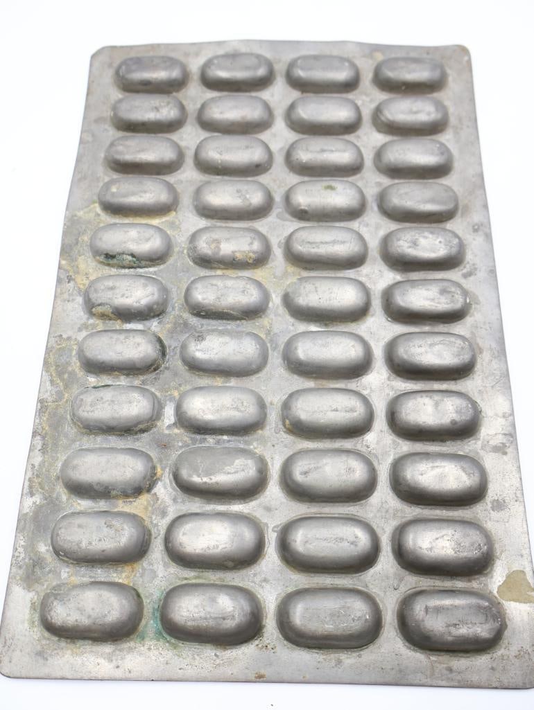 Three Vintage Chocolate/Dessert Mold Trays - 10