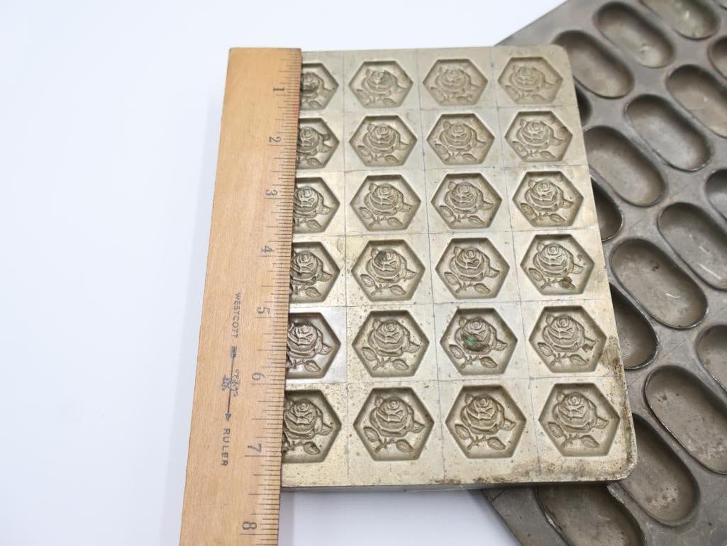 Three Vintage Chocolate/Dessert Mold Trays - 2