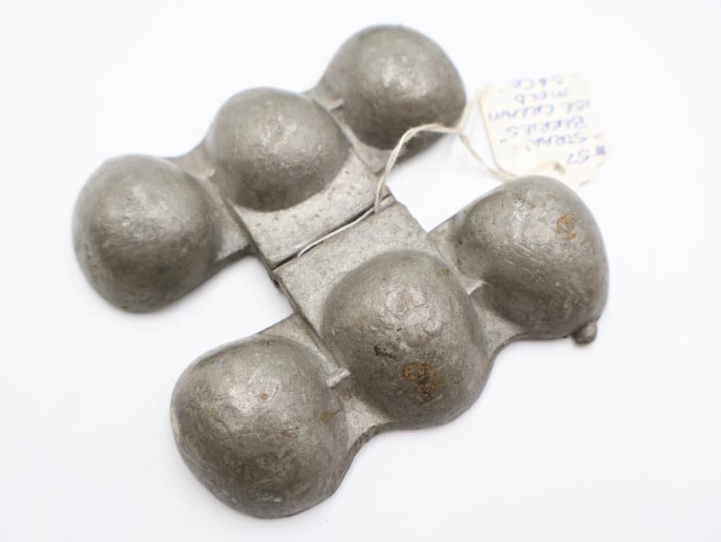 Pair of Vintage Strawberry Ice Cream Molds - 5