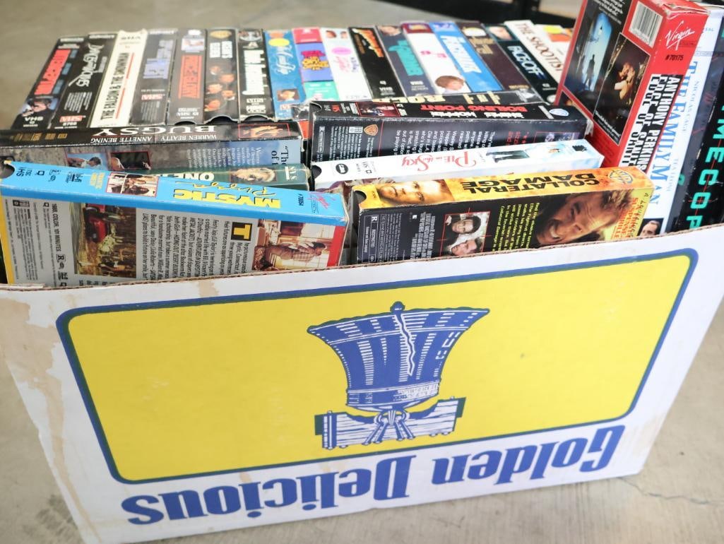 Large Lot of Assorted VHS Tapes - 2