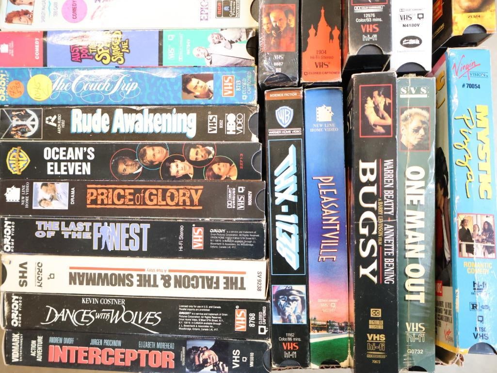 Large Lot of Assorted VHS Tapes - 3