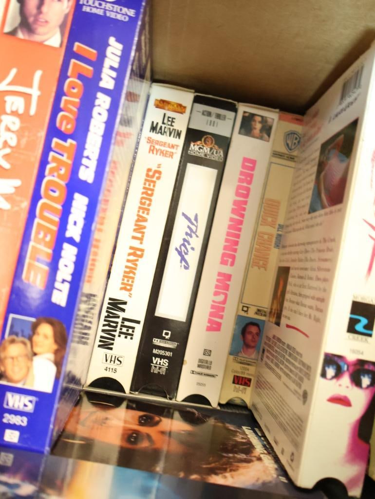 Large Lot of Assorted VHS Tapes - 7