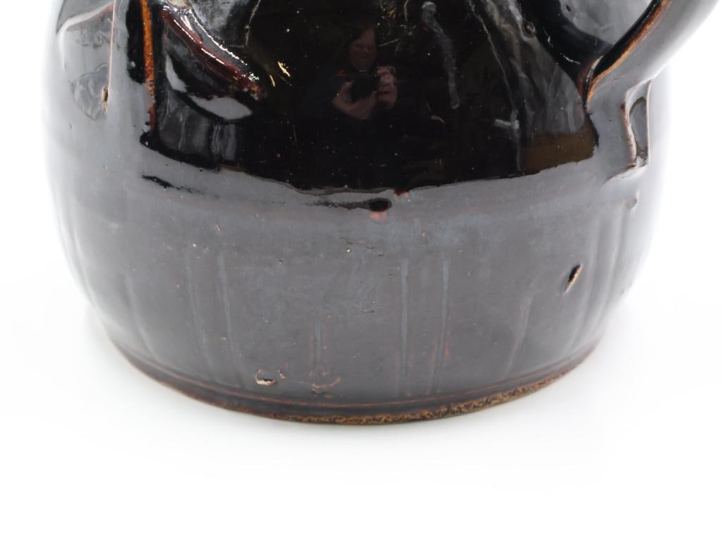 Vintage Stoneware Bean Pot with Lid - 7