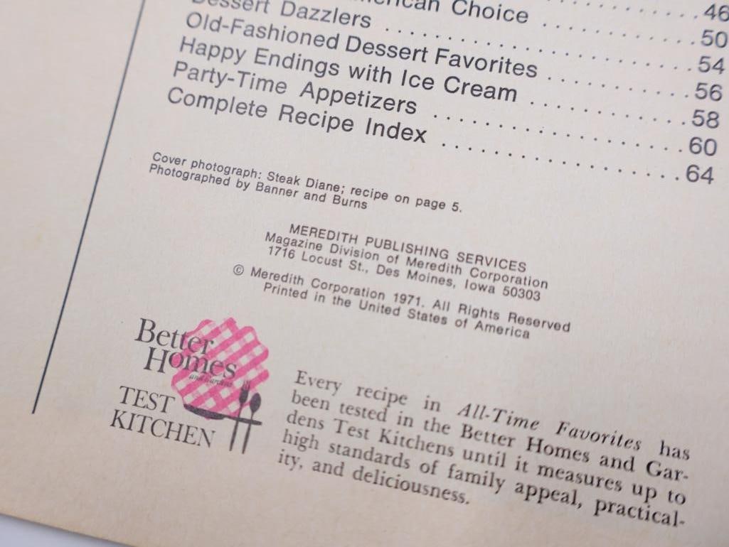 Various Vintage Cookbooks including Better Homes - 10