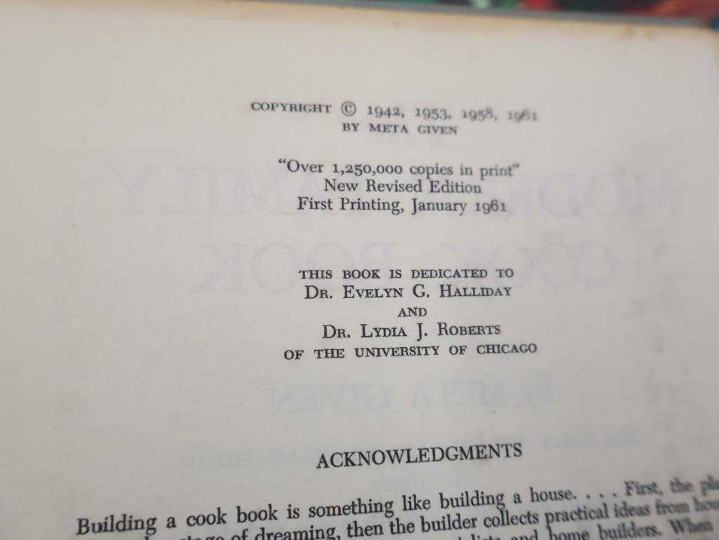 Various Vintage Cookbooks including Better Homes - 4