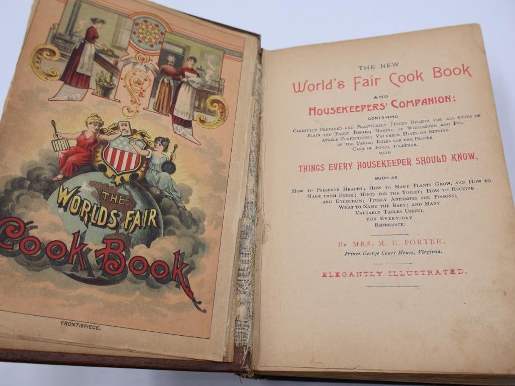 Antique 'The New World's Fair Cookbook and House Keeper's Companion' - 7
